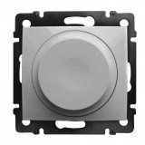 Светорегулятор (диммер) Valena LED поворотный 300Вт, цвет алюминий 770263 Legrand