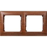 Рамка Valena, 2 поста, цвет дерево тонированное 770312 Legrand