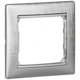 Рамка Valena, 1 пост, цвет алюминий модерн 770341 Legrand