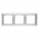 Рамка Valena, 3 поста, цвет алюминий модерн 770343 Legrand