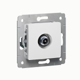 Розетка одиночная Cariva, телевизионная (TV), одинарная, цвет белый 773678 Legrand