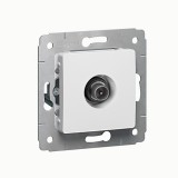 Розетка оконечная Cariva, телевизионная (TV), одинарная, цвет белый 773679 Legrand