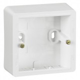 Коробка для накладного монтажа, глуб. 41мм Cariva, цвет белый 773698 Legrand