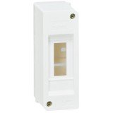 Щит (бокс) Mini S, Nedbox, навесной, IP 31, модулей - 2, пластмасса,  цвет белый 001356 Legrand