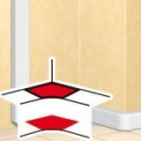 Угол внутренний переменный от 80° до 100° для кабель-каналов, DLP 35х80/105, цвет белый 010601 Legrand