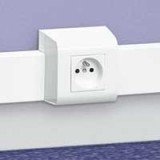 Рамка Mosaic для мини-плинтусов, DLPlus, 60х16/20, цвет белый 030377 Legrand