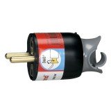 Розетка 2К+3 16А, с поворотным механизмом, цвет черный 050173 Legrand
