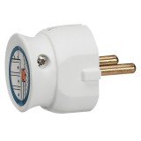 Вилка 2К 16А, цвет белый 050183 Legrand
