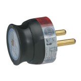 Вилка 2К 16А, цвет черный 050184 Legrand