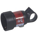 Розетка 2К+З с кольцом, цвет черный 050195 Legrand