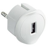 USB для зарядки 1.5А, цвет белый 050680 Legrand
