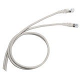 Шнур коммутационный RJ 45, категория 5е, U/UTP, PVC, неэкранированный, 5 м, цвет серый 051639 Legrand