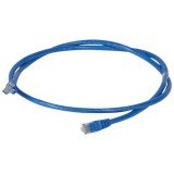 Шнур коммутационный RJ 45, категория 6, U/UTP, PVC, неэкранированный, 1 м, цвет голубой 051772 Legrand