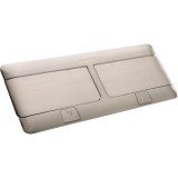 Выдвижной розеточный блок неукомплектованный, IP 40, 8 модулей, нержавеющая сталь 054023 Legrand