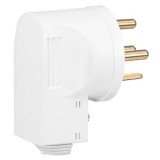 Вилка пластиковая 2К+Н+З, 20 А, цвет белый 055157 Legrand