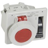 Розетка Tempra Pro P17, встраиваемая с блокировкой, 16A, 3К+З, 380В, IP67 057321 Legrand