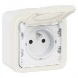 Коробка для накладного монтажа с сальниками Plexo, цвет белый 069689 Legrand