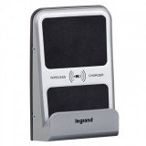 Беспроводное зарядное устройство Qi 1A IP66 Valena Life, Valena Allure, Valena, Celiane, Galea Life, Etika, Cariva, Mosaic, цвет - антрацит 077599 Legrand