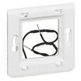Суппорт с подсветкой 1 пост / 2 модуля Mosaic 080260 Legrand