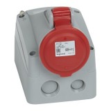 Розетка Tempra Pro P17 накладная, 16А, 3К+З, 380 В, IP 44 090159 Legrand