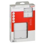 Звонок беспроводной, 30 рингтона, цвет белый 094270 Legrand