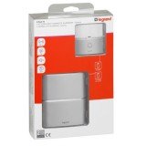 Звонок беспроводной, 30 рингтона, цвет алюминий 094271 Legrand