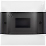 Пластиковый щиток Legrand Practibox S для встраиваемого монтажа, цвет двери дымчатый, 1X6 134556 Legrand