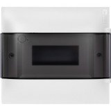 Пластиковый щиток Legrand Practibox S для встраиваемого монтажа, цвет двери дымчатый, 1X8 134558 Legrand