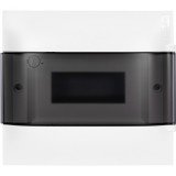 Пластиковый щиток Legrand Practibox S для встраиваемого монтажа (в полые стены), цвет двери дымчатый, 1X8 134578 Legrand