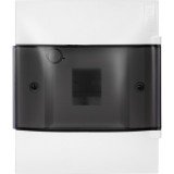 Пластиковый щиток Legrand Practibox S, навесной, цвет двери дымчатый, 1X4  134614 Legrand