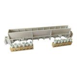 Клеммный блок Legrand Practibox S, земля+нейтраль, 2(3Х16 и 3Х10) 134824 Legrand
