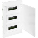 Пластиковый щиток Legrand Practibox S, для встраиваемого монтажа (в полые стены), цвет двери "Белый", 3X12 135563 Legrand