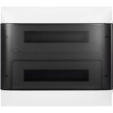 Пластиковый щиток Legrand Practibox S, для встраиваемого монтажа (в полые стены), цвет двери "Дымчатый", 2X18 137577 Legrand