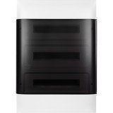 Пластиковый щиток Legrand Practibox S, навесной, цвет двери "Дымчатый", 3X18 137618 Legrand