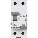 Выключатель дифференциального тока (УЗО) RX³, 2 полюса, 25А, тип - AC, 100 мА 402028 Legrand