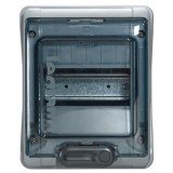 Щиток Plexo³, IP 65, IK 09, 1 ряд, 32 А, 6 модулей 601976 Legrand