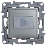 Датчик движения Etika 250 Вт, цвет алюминий 672417 Legrand
