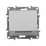 Выключать карточный Etika, с подсветкой, цвет алюминий 672493 Legrand