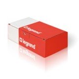 Рамка с держателем для маркировки Etika, 1 пост, цвет белый 672506 Legrand