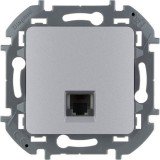 Телефонная розетка RJ11, INSPIRIA, цвет алюминий 673822 Legrand