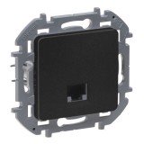Информационная розетка RJ 45, категория 6, UTP, INSPIRIA, цвет антрацит 673833 Legrand
