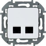 Двойная розетка RJ 45, категория 6, UTP, INSPIRIA, цвет белый 673840 Legrand