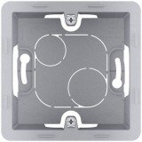 Коробка накладного монтажа, 1 пост, цвет алюминий 673982 Legrand