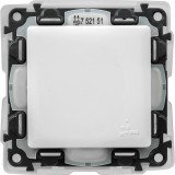 Выключатель Valena LIFE, одноклавишный, без подсветки, цвет белый IP44 752151 Legrand