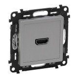 Розетка HDMI, Valena LIFE, цвет алюминий 753371 Legrand