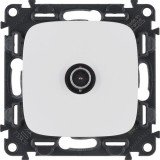 Розетка проходная Valena Allure, телевизионная (TV), одинарная, цвет белый 753751 Legrand