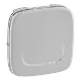 Лицевая панель для радиоприемного выключателя 1-канального с нейтраль, Valena Allure, цвет алюминий 754723 Legrand