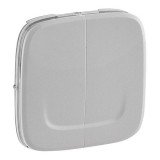 Лицевая панель для радиоуправляющего устройства 1-канального, Valena Allure, цвет алюминий 754794 Legrand