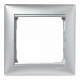 Рамка Valena, 1 пост, цвет алюминий 770151 Legrand